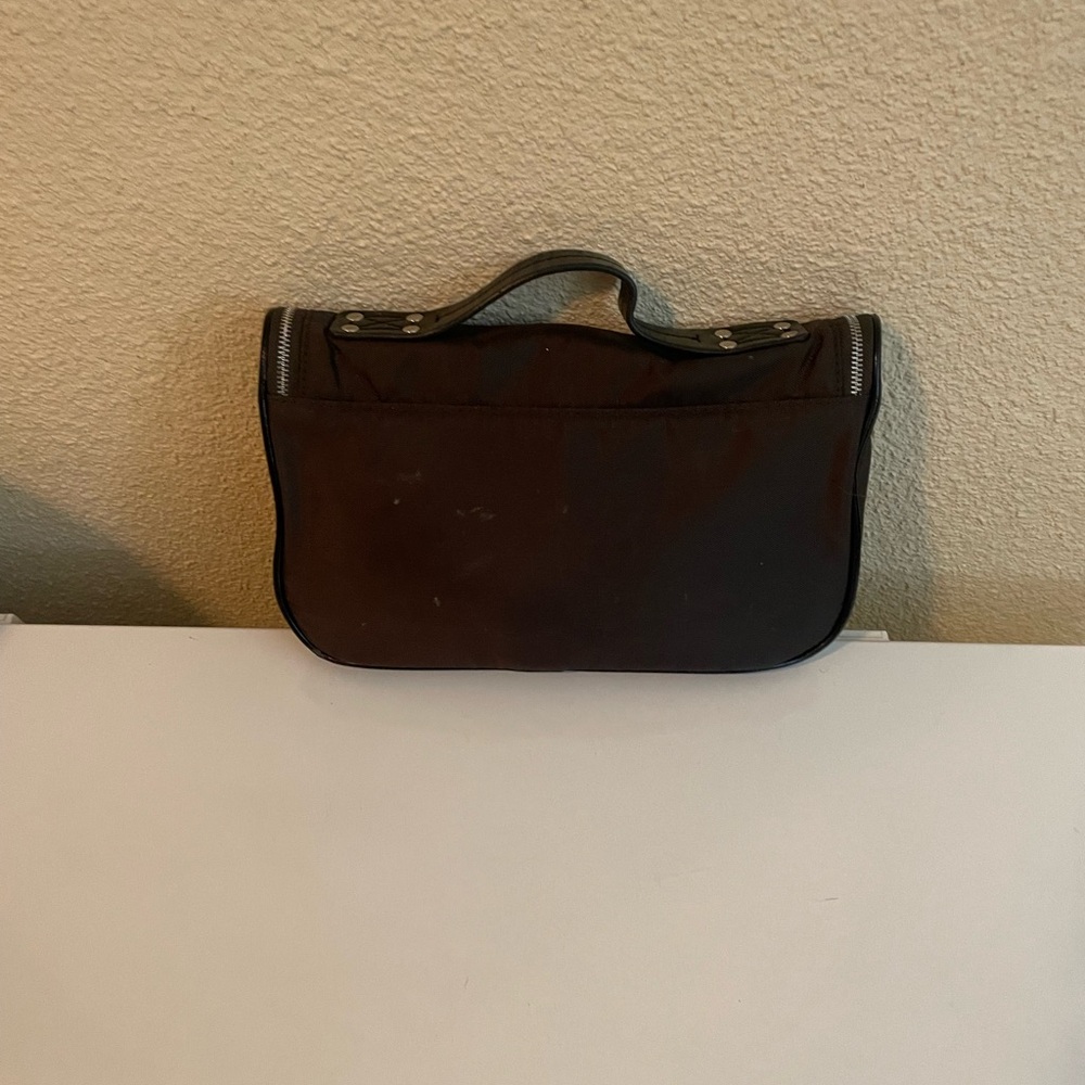 Versace Perfume Black Cosmetics Bag
